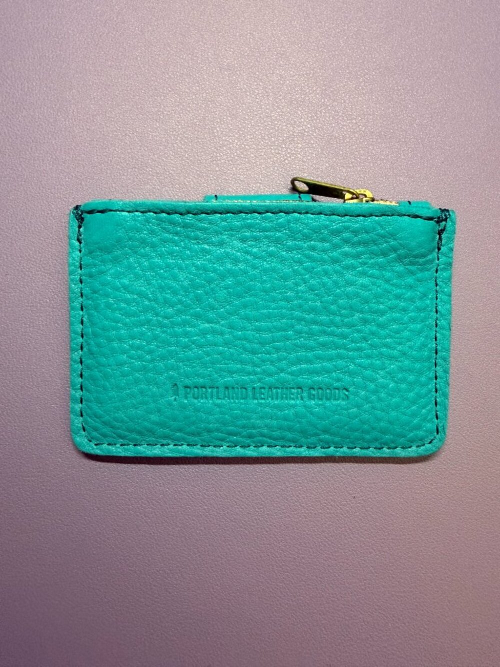 NWOT Thin Turquoise Sabrina Wallet by Portland Leather Goods - Picture 2 of 7